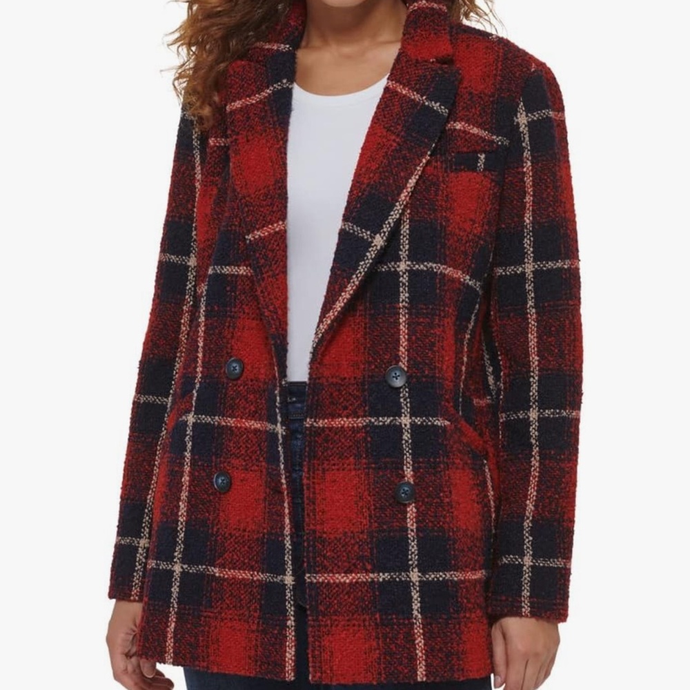 Levi's Women's Wool Blend Double Breasted Blazer